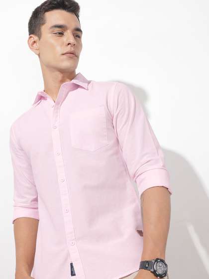 The Roadster
                        Lifestyle Co. Men Premium Linen Cotton Casual
                        Shirt