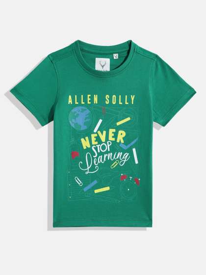 Allen Solly Junior Boys
                    Printed Pure Cotton T-shirt
