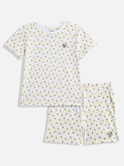 Allen Solly Junior Girls
                    Cotton Printed T-shirt with Shorts