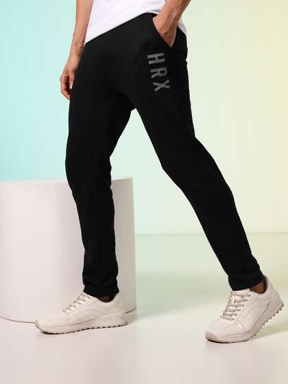 HRX by Hrithik Roshan Men Lifestyle Straight Fit Terry Track Pants