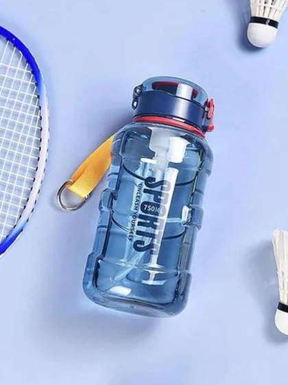 YK Blue Unbreakable
                    Plastic Printed Water Bottle 750ml