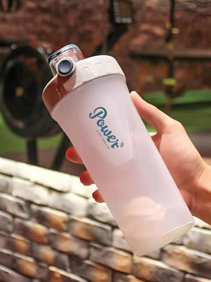 YK Pink Typography
                      Plastic Spill Proof Shaker - 700ml