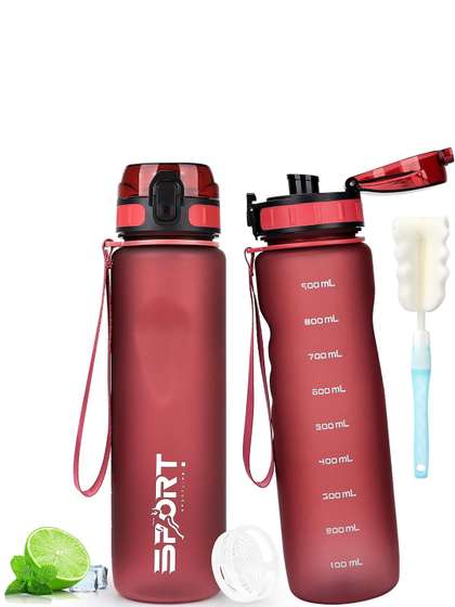 YK Blue Typography
                    Plastic Spill Proof Sipper - 500ml