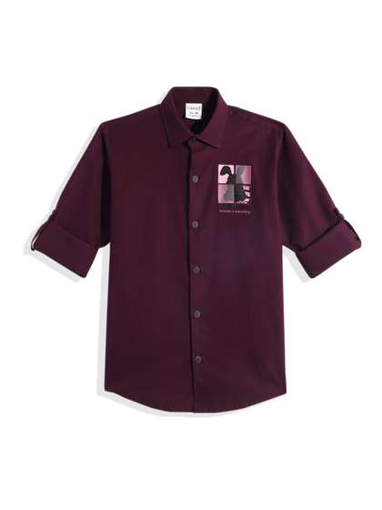CAVIO Boys Comfort
                      Printed Casual Shirt