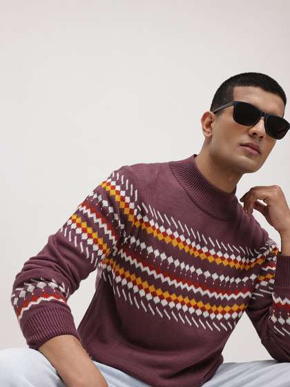 The Roadster Life
                        Co. Fair Isle Turtle Neck Pullover