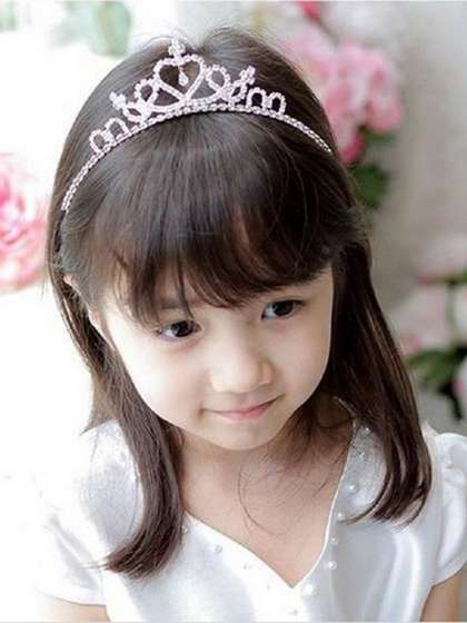 Ziory Girls Silver
                      Plated Floral Design Hairband Tiara