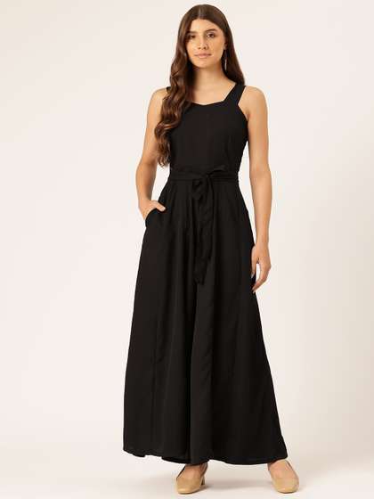 Sleek Italia Solid
                        Basic Jumpsuit
