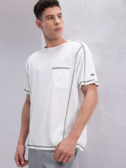 HRX by Hrithik Roshan Contrast Stitch T-shirt