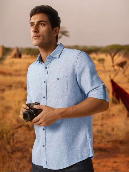 Price History of Louis Philippe Jeans Men Slim Fit Textured Spread