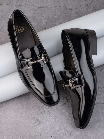 House of Pataudi Men
                        Slip-On Formal Loafers