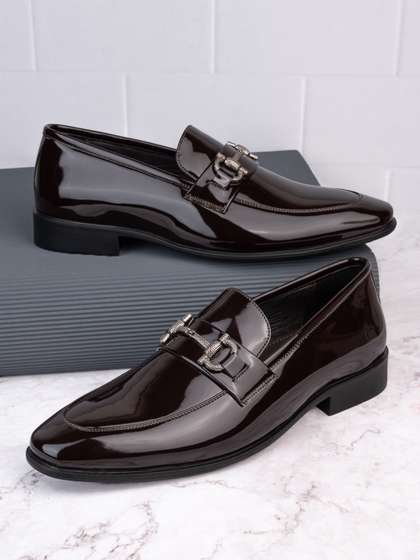 House of Pataudi Men
                        Slip-On Formal Loafers