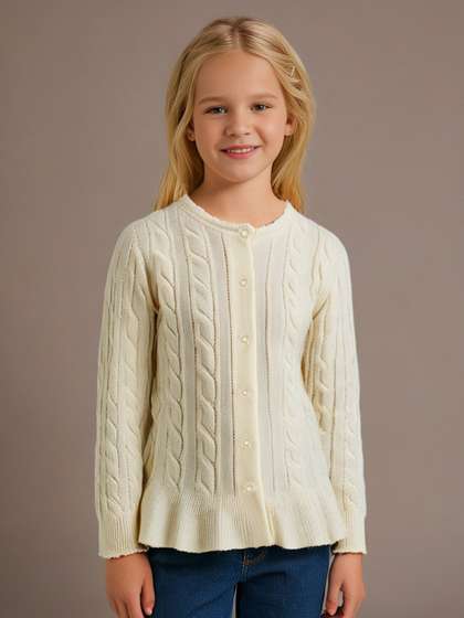 Cherry Crumble Girls
                      Cable Knit Ribbed