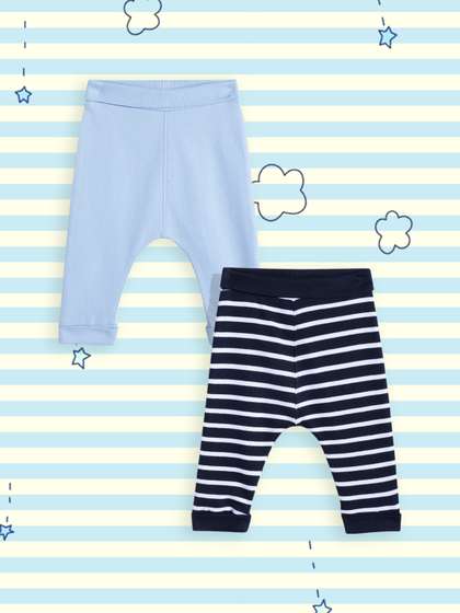 mothercare Boys Pack Of
                    2 Pure Cotton Joggers Trousers