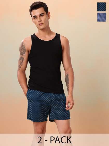 Mast & Harbour
                        Men Pack of 2 Printed Boxers