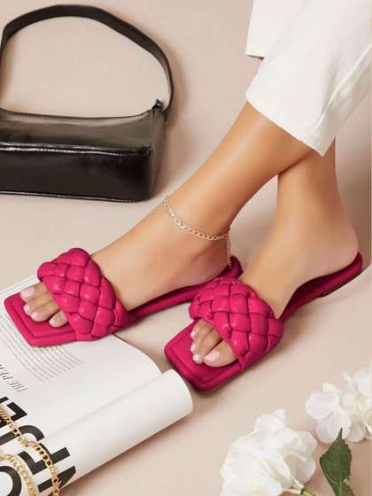 Stylestry Women
                          Open Toe Flats