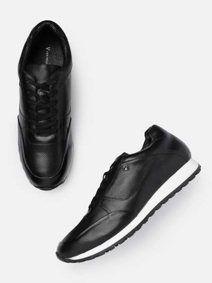 Van Heusen Men
                          Leather Sneaker Round Toe Casual Shoes