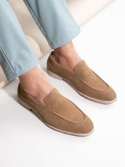 Mast & Harbour
                          Men Suede Loafers