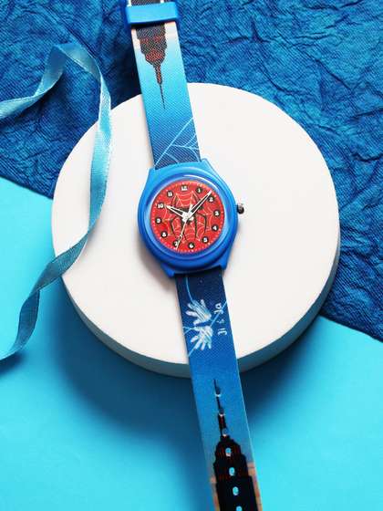 JI & JA Boys Brass
                      Round Dial & Straps Watch JJ216