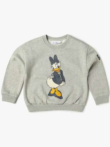GAP Infant Girls
                      Donald Duck Graphic Printed Pure Cotton
                      Sweatshirt