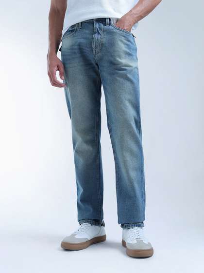 Flying Machine Men
                        Slim Fit Mid-Rise Light Fade Stretchable Jeans