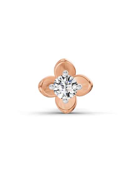 Sparkles Lab Grown
                        Diamond 0.11 Carat Round Shape Soilitaire
                        Diamond Nose Pin 14K
