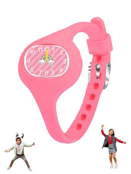 Spiky Kids Printed Dial
                    & Straps Analogue Watch ALIEN_C2_Pnk