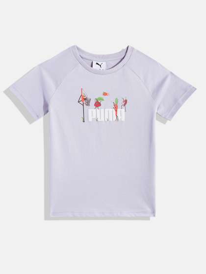 Puma Kid's Graphic Pure
                    Cotton Tee