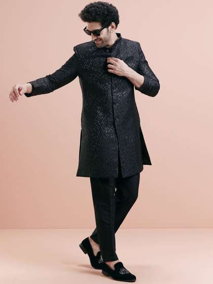 KISAH Woven Design
                        Indowestern Sherwani Set