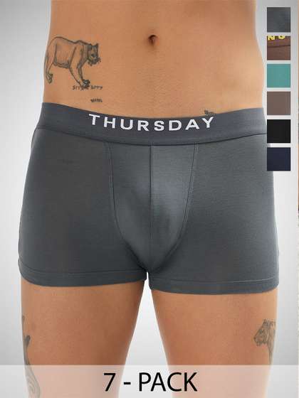 FREECULTR Pack Of 7
                        Mid-Rise Weakeday Trunks FC-T-WK-MULT-07_S
