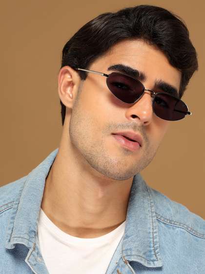 Voyage Unisex Oval
                        Sunglasses 2315MG7145-Black