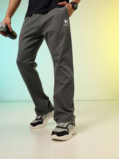 HRX By Hrithik
                          Roshan Men Relaxed Fit Brand Logo Printed
                          Lifestyle Track Pants