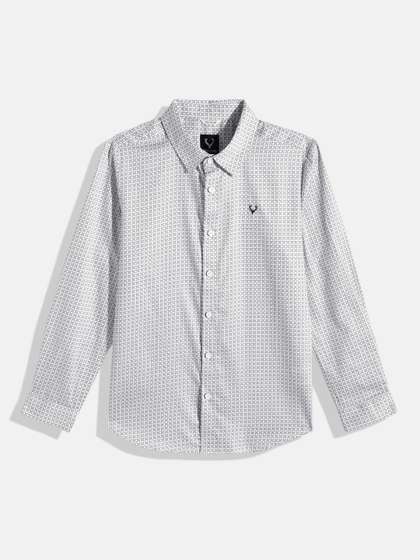 Allen Solly Junior Boys
                    Pure Cotton Floral Printed Casual Shirt