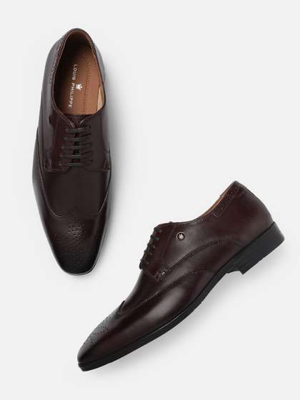 Louis Philippe Men
                        Leather Formal Derbys