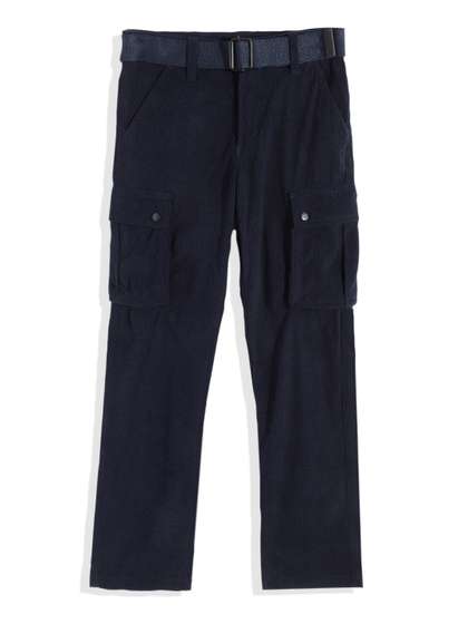 CAVIO Boys Comfort
                    Relaxed Fit Cargos Trousers With Belt