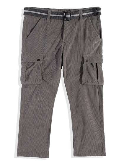 CAVIO Boys Comfort
                      Relaxed Fit Cargos Trousers With Belt