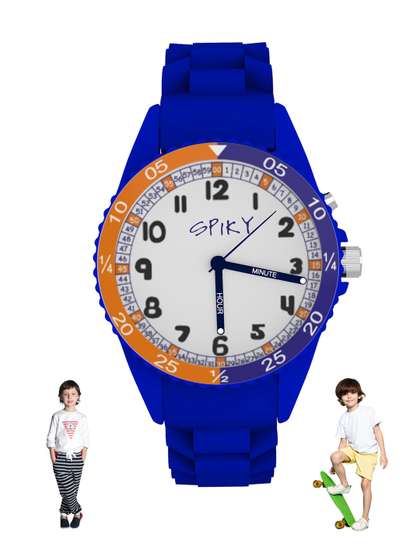 Spiky Kids Solid Dial
                    & Textured Straps Analogue Watch
                    SPKEVA30_C5_Blu