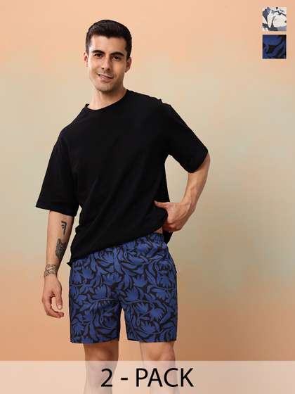 Mast & Harbour
                          Men Pack of 2 Printed Pure Cotton Boxers
                          MNH-KEN-MBOX- PRINT-02ABP