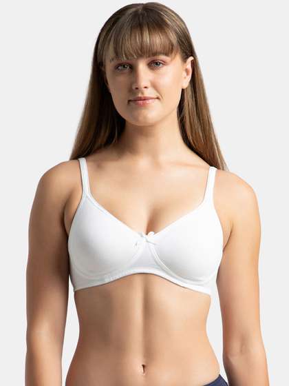 Jockey Wirefree Non
                        Padded Super Combed Cotton Stretch Medium
                        Coverage Everyday Bra-1722