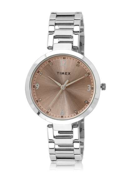 Timex Round 21mm
                        Pink Dial Analog Women Watch - TW000X201