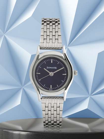 Sonata Essentials
                          Quartz Analog With Midnight Blue Dial Watch
                          For Women - Nt87020sm01