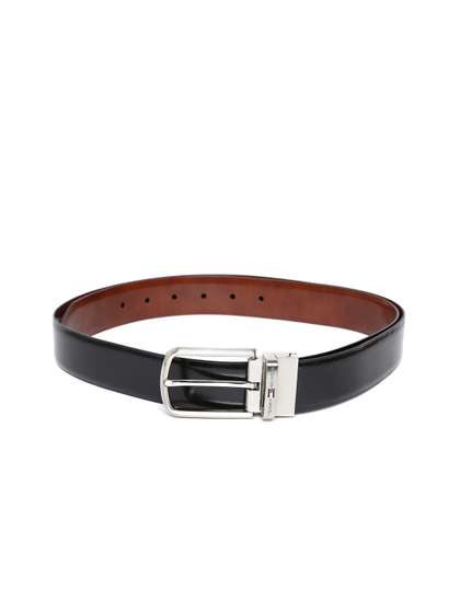 Tommy Hilfiger Men Black
                    & Brown Leather Reversible Belt