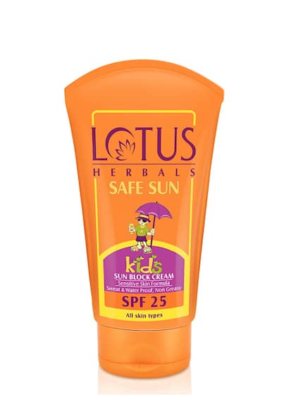 Lotus Herbals Sustainable Kids SPF 25 Sun Block Cream 100 gm