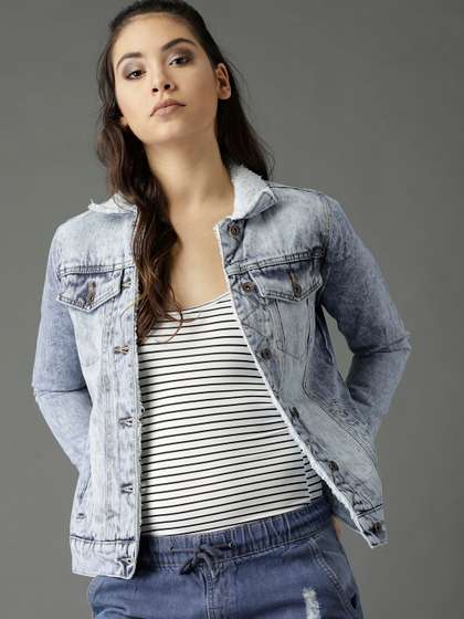 70 Model Pakai Jaket Jeans Terbaru