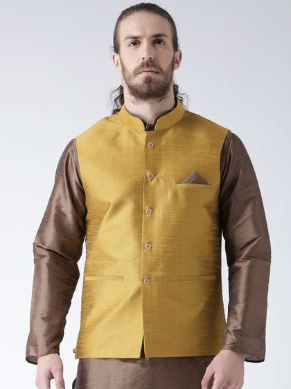 DEYANN Nehru Jacket & Pocket Square