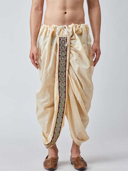SOJANYA Men Beige
                        Dhoti Pants