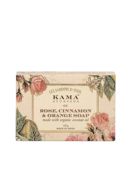KAMA AYURVEDA Unisex
                        Rose Orange Cinnamon Soap 125 g