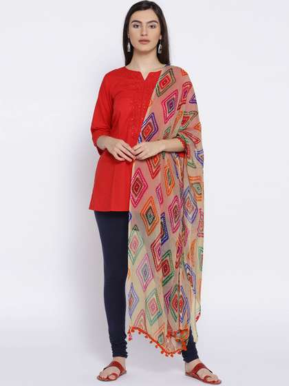 WEAVERS VILLA
                        Multicoloured Printed Dupatta