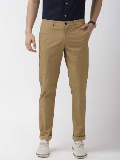 narrow fit trousers