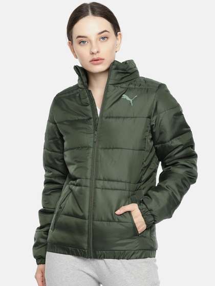 puma olive green jacket