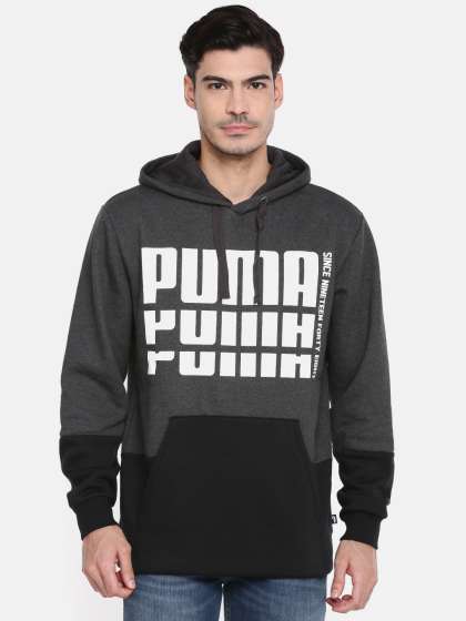 puma sweatshirts myntra